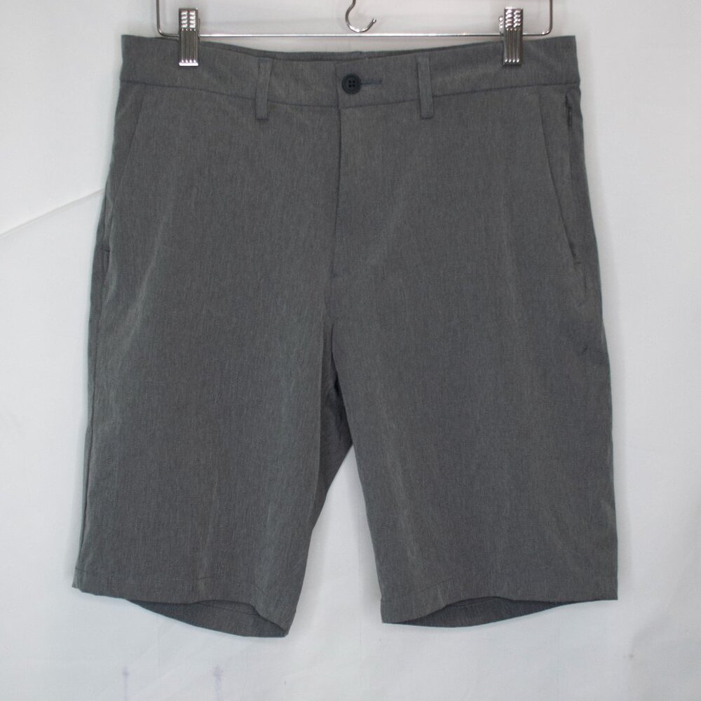Old Navy Active Go Dry Chino Shorts Mens 30 Gray Golf Outdoor Casual 9" KK09X